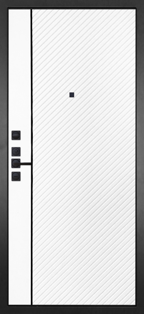 Дверь Дорстрит Эксклюзив — 078 Белая матовая 12 мм